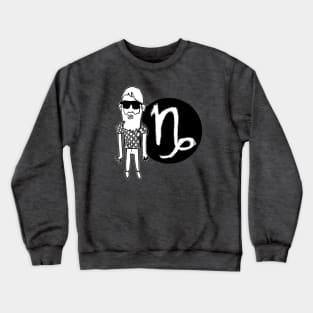 Capricorn Zodiac Man, Capricorn Guy Crewneck Sweatshirt